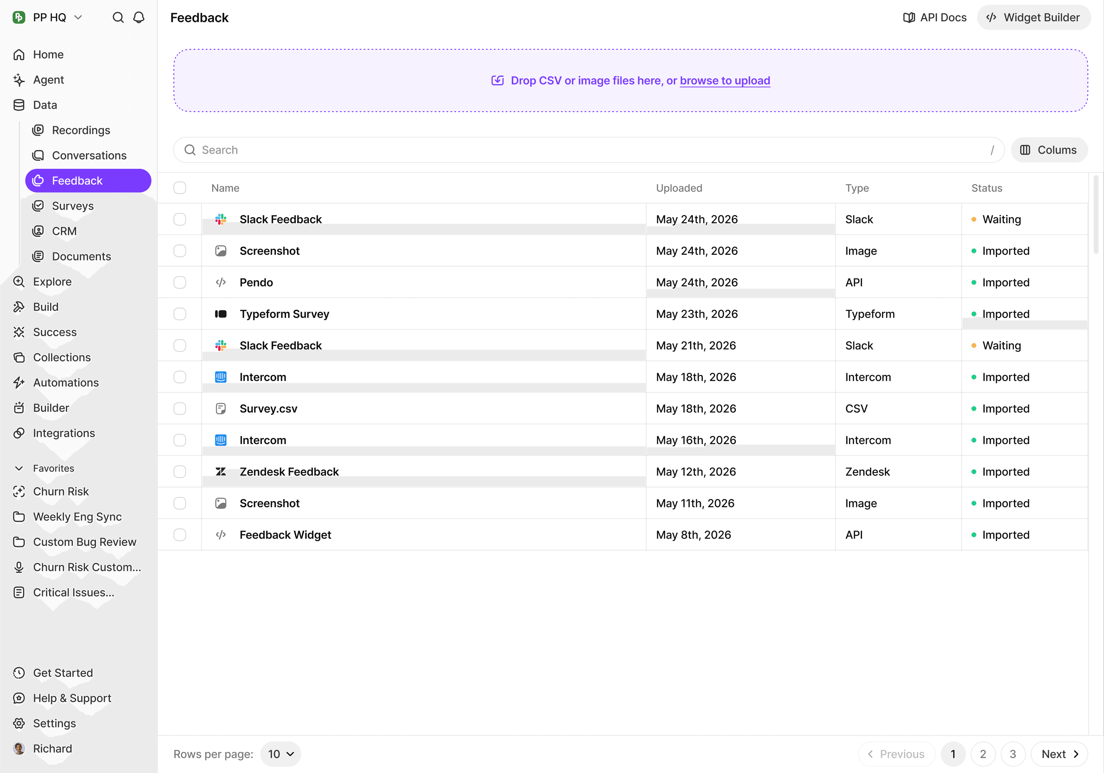 BuildBetter interface: See the person behind the ticket.